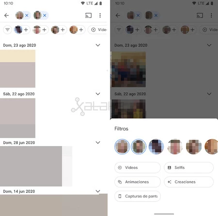 Googleフォトフィルター