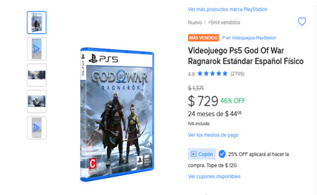 God Of War Ragnarok Cupon Descuento Mercado Libre Ps5 Playstation 5