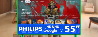 Aurrera está rematando la pantalla perfecta para tu sala de estar: Smart TV Philips 4K de 55 pulgadas 