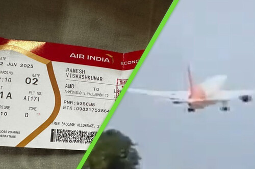 Un Boeing 787 de Air India se estrelló: solo hubo un sobreviviente y en este asiento iba sentado