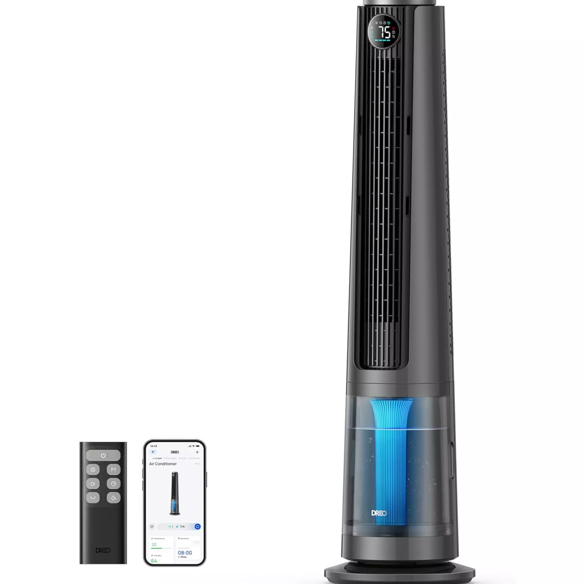 Dreo Ventilador nebulizador TurboCool 765S, ultrasónico 3 en 1 con depósito 6 L, aire frío y flujo rápido 10.4 m/s, motor DC silencioso 20 dB, 12 velocidades, 4 modos y oscilación 90°
Visita la tienda de Dreo