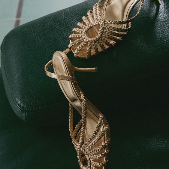 Sandalia tacón cangrejera

