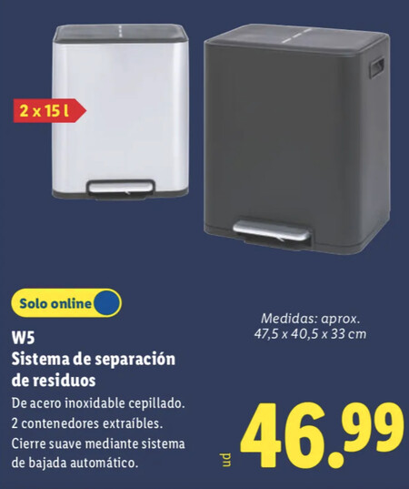 Cubo De Reciclaje Lidl