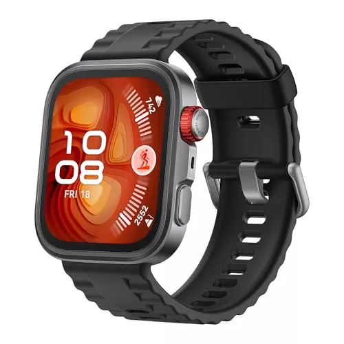 HUAWEI Watch FIT 4 Pro Smartwatch, Cristal de Zafiro y Titanio, Brillo máximo de 3.000 nits, Pago por NFC, Dual–Band GPS, ECG, Deportes al Aire Libre de Alto Rendimiento, Negro