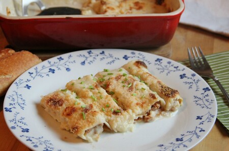 Canelones a la mexicana. Receta fácil para la comida o cena