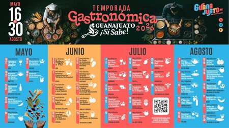 Qué hacer en Guanajuato de mayo a agosto de 2026 en su temporada de festivales gastronómicos Guanajuato ¡Sí Sabe!
