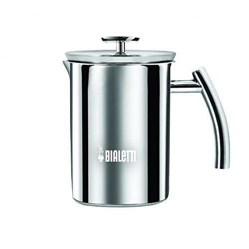 Bialetti Cappuccinatore, Perfect Cream, apto para todo tipo de fuegos (incluso de inducción), apto para lavavajillas, 330 ml, acero inoxidable