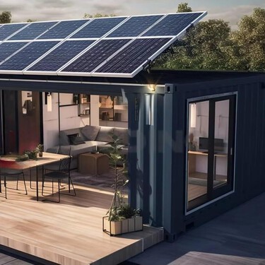 Amazon tiene una casa prefabricada de cristal con dos dormitorios, baño y cocina completa por menos de 13.000 euros 