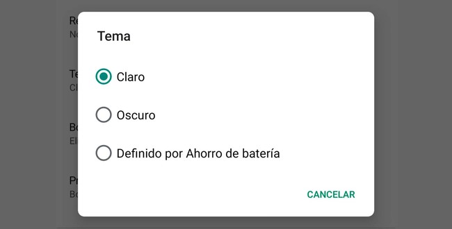 Google Play Modo Claro 