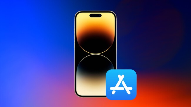 iPhone con un logo de la App Store
