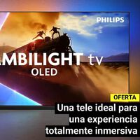 MediaMarkt liquida esta tele OLED con Ambilight. Además te llevas seis meses gratis de Movistar Plus+