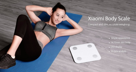 Cupón de descuento: báscula Xiaomi Mi Smart Scale 2 por 48,37 euros