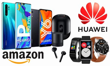 Smartphones, relojes, pulseras deportivas, altavoces y auriculares Huawei a los mejores precios en las ofertas de Navidad de Amazon
