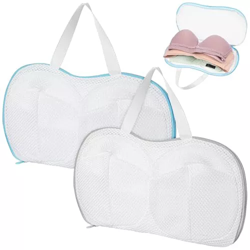 2 Piezas Bolsas Lavadora para Ropa Delicada