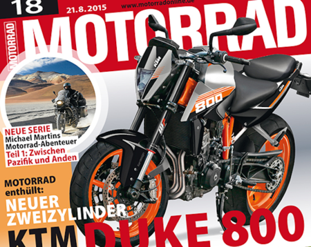 Pillada la nueva KTM Duke 800, y otros tantos proyectos austriacos