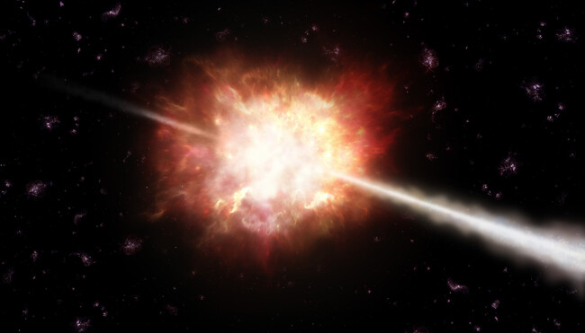 Fotones Estallido De Rayos Gamma
