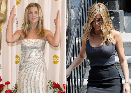 Jennifer Aniston aumenta su pecho...sin pasar por el quirófano