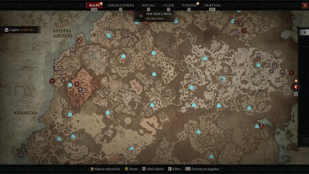 Nueva Funcionalidad Mapa Diablo 4
