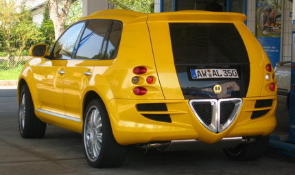 Porsche Cayenne estilo Pontiac Aztek