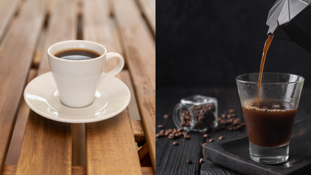 Cafe Espresso Con Cafe Soluble