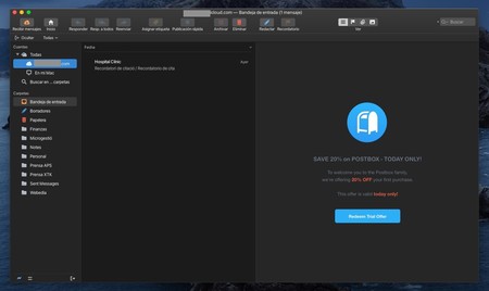 Postbox 7, el retorno de un cliente de correo para quien necesite ir más allá de lo básico: App de la Semana