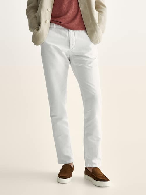 PANTALÓN CHINO LINO ALGODÓN SLIM FIT