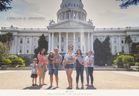 Las hermosas fotografías que reivindican legislar a favor de la lactancia en público