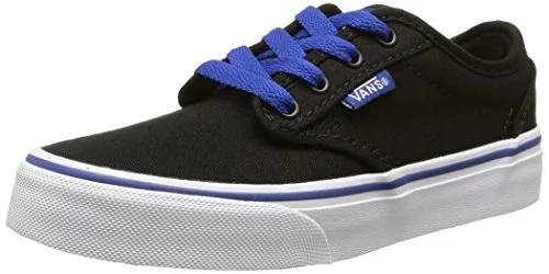 Vans Atwood, Zapatillas Niños, Black Varsity Black Blue, 30.5 EU