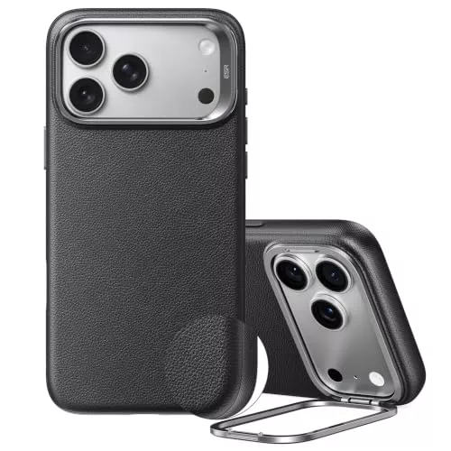 ESR Atelier Funda para iPhone 18 Pro/17 Pro con Soporte Flex, Negro