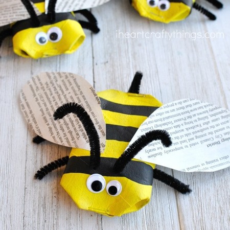 Recycled Bee Craft 3
