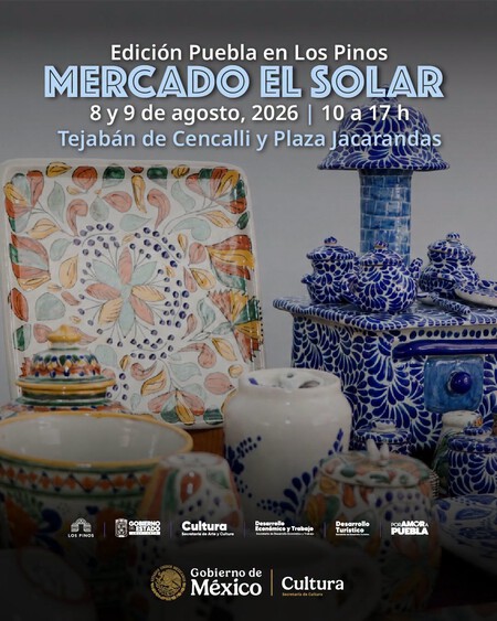 Puebla conquista Los Pinos con un mercadito lleno de café, artesanías, talavera, rituales, danzas, música y sabores tradicionales este fin de semana