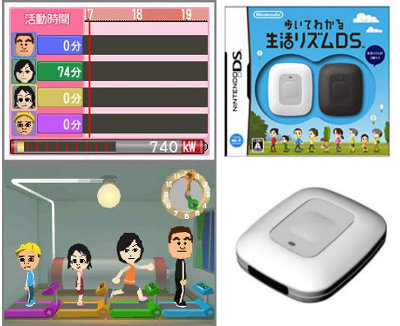 Podómetro de Nintendo DS para conocer tu ritmo de vida