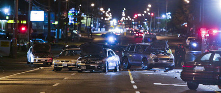 Lincoln Navigator arrasa con 16 coches