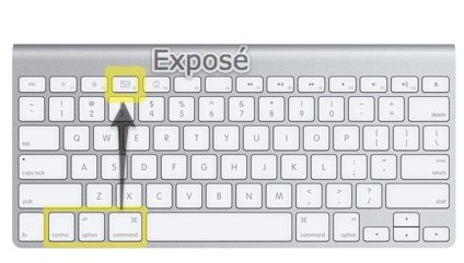 Accede a todas las funciones de Exposé con el nuevo teclado