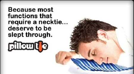 Pillow Tie, la corbata que se convierte en almohada