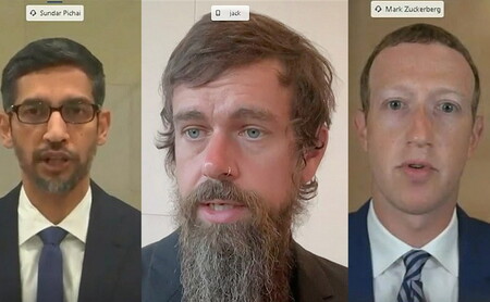 Los CEO de Twitter, Facebook y Google comparecen en el Congreso de EEUU para dar explicaciones por sus políticas de moderación