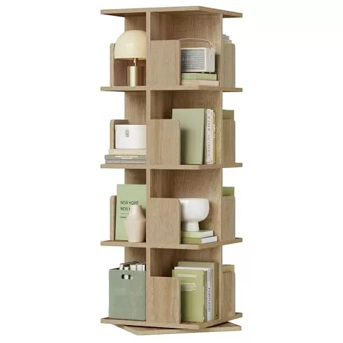 EUGAD Librería de 4 Niveles Giratoria 360°