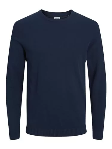 JACK & JONES Jjebasic Knit Crew Neck Noos, Suéter para Hombre
