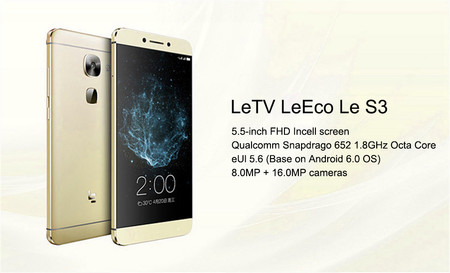 Oferta Flash: LeEco Le S3 X522, con Snapdragon 652 y cámara de 16 megapixeles, por sólo 59 euros