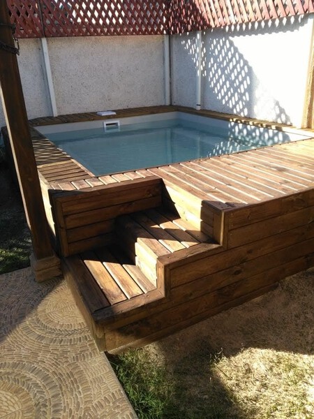 piscina madera
