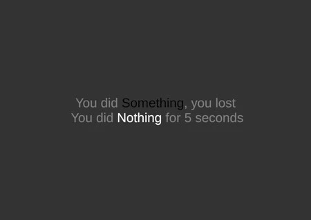 nothing