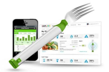 HapiFork: un tenedor inteligente para ayudarnos a comer más despacio