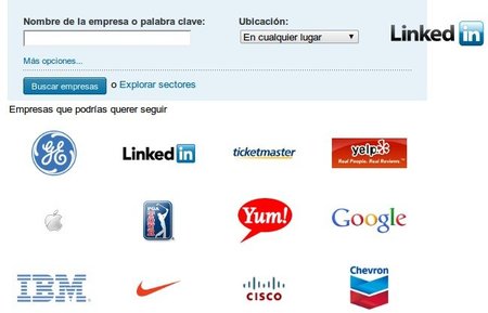 LinkedIn ahora añade páginas de empresa