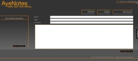 AyeNotes, realiza anotaciones rápidas y de forma eficiente
