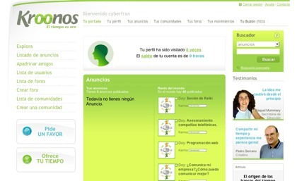 Kroonos, el banco global del intercambio de servicios por tiempo