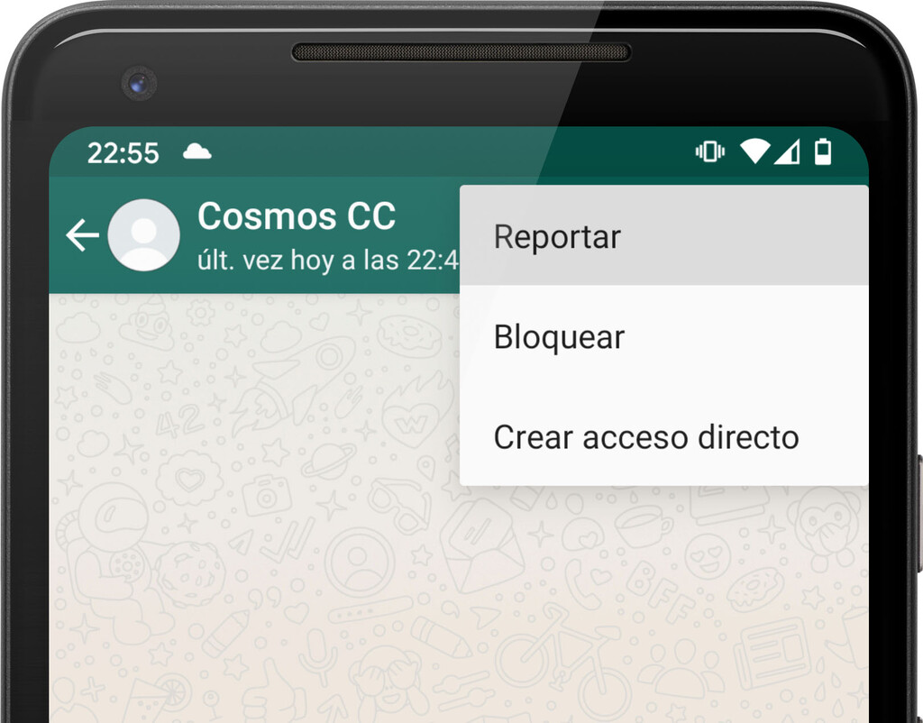 WhatsApp reenviará los mensajes más recientes al reportar a un contacto o grupo