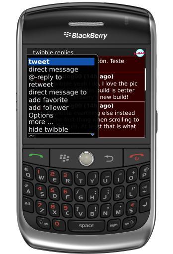 Twibble 0.9.8, nueva beta del cliente de Twitter