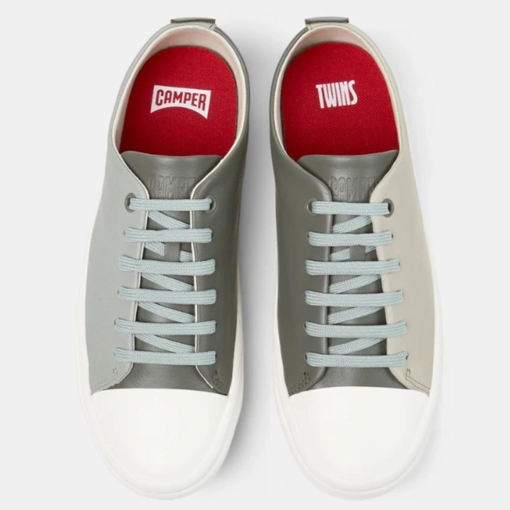 Zapatillas de piel de mujer Camper Hoops Twins