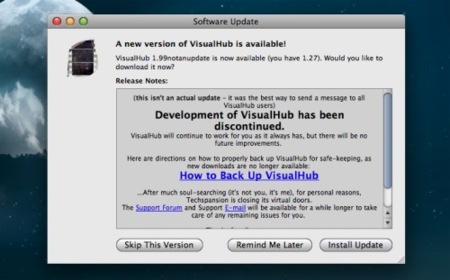Techspansion cierra sus puertas: Se acabó VisualHub, AudialHub e iSquint