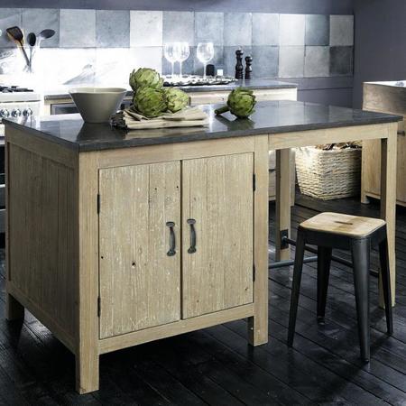 7 islas de cocina de pequeño tamaño de maisons du monde
